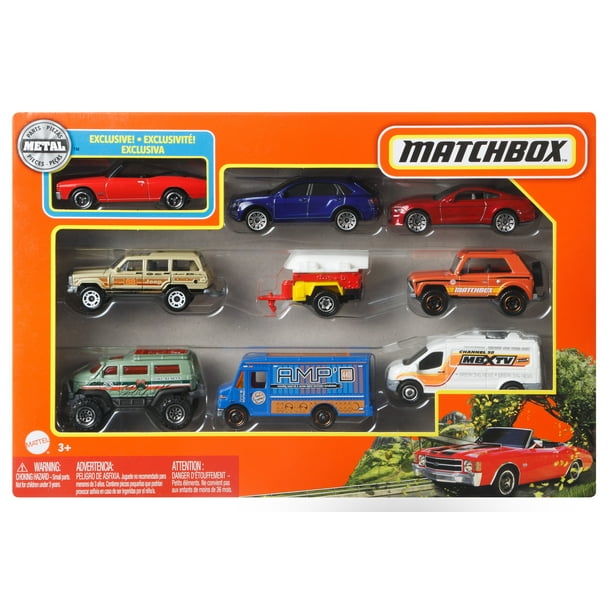 Details about   Matchbox Mattel Gift Pack Collectible Set 9 Cars Metal Parts Assortment NEW